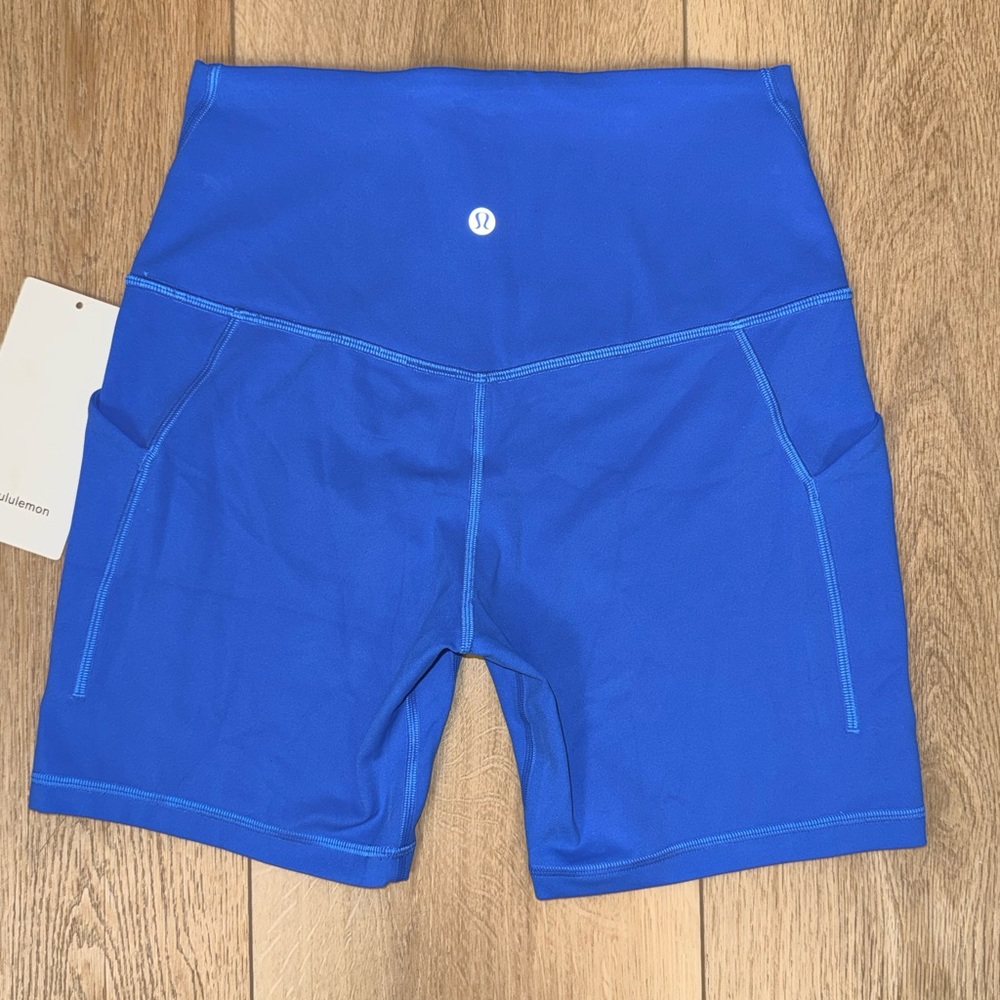 NWT Lululemon Align HR 6” Shorts with Pockets Size 8 Poolside - Picture 2 of 7